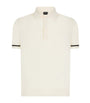 TOM FORD White Cashmere-Silk Polo Shirt