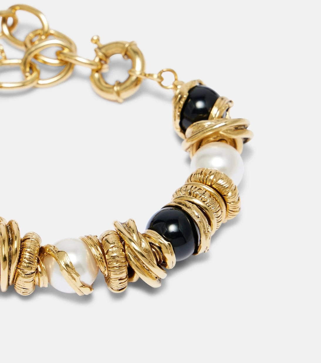 Saint Laurent - Loulou embellished bracelet