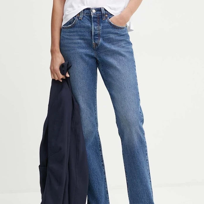 Levi's дънки straight дамски 501® JEANS FOR WOMEN