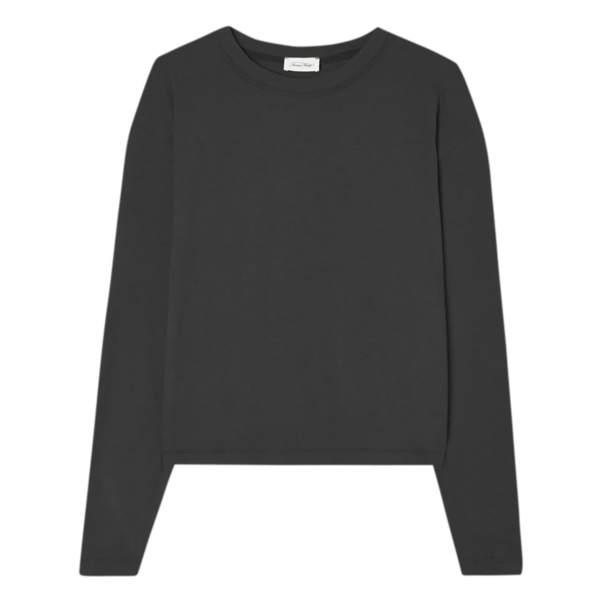 American Vintage - Ypawood Long Sleeve Boat Neck T-Shirt | Carbon