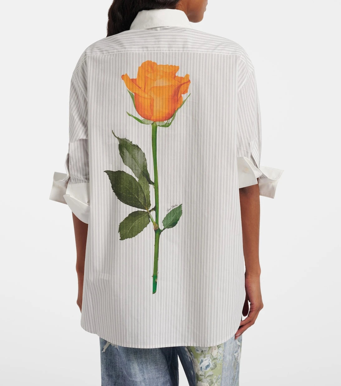Acne Studios - Striped cotton poplin shirt