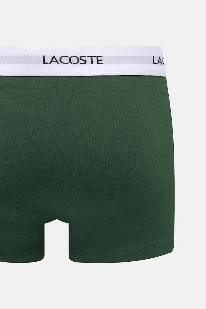 Lacoste erkek pamuklu elastan dar kesim boxer 3'lü