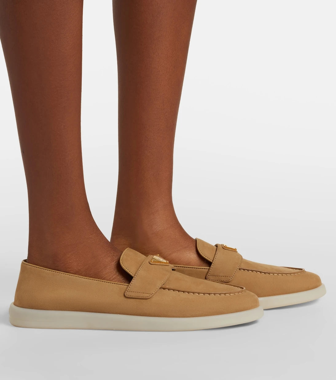 Prada - Leather loafers