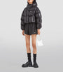 Prada Black Crop Re-Nylon Puffer Jacket