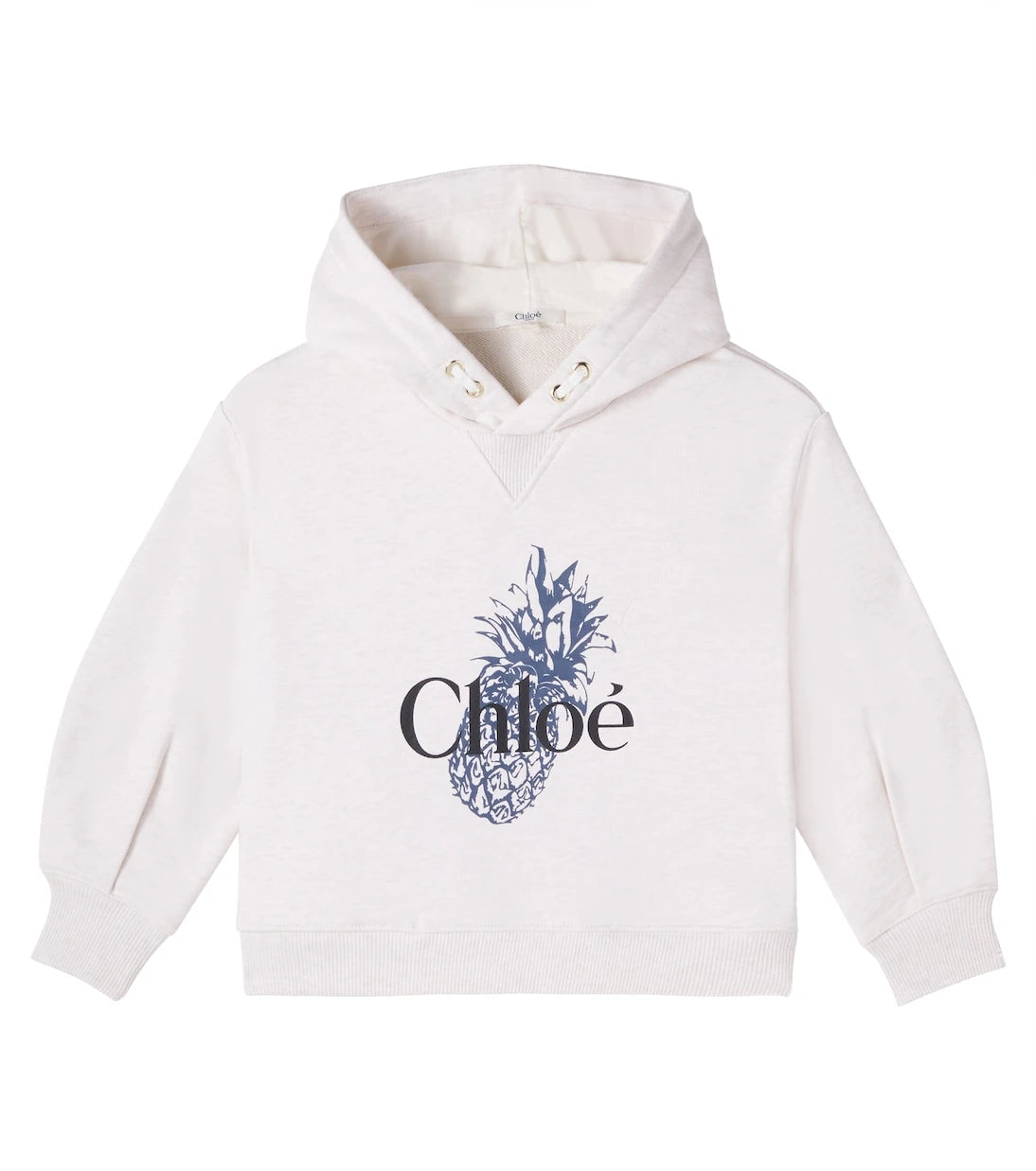 Chloé Kids - هودي قطني بطبعة جيرسي