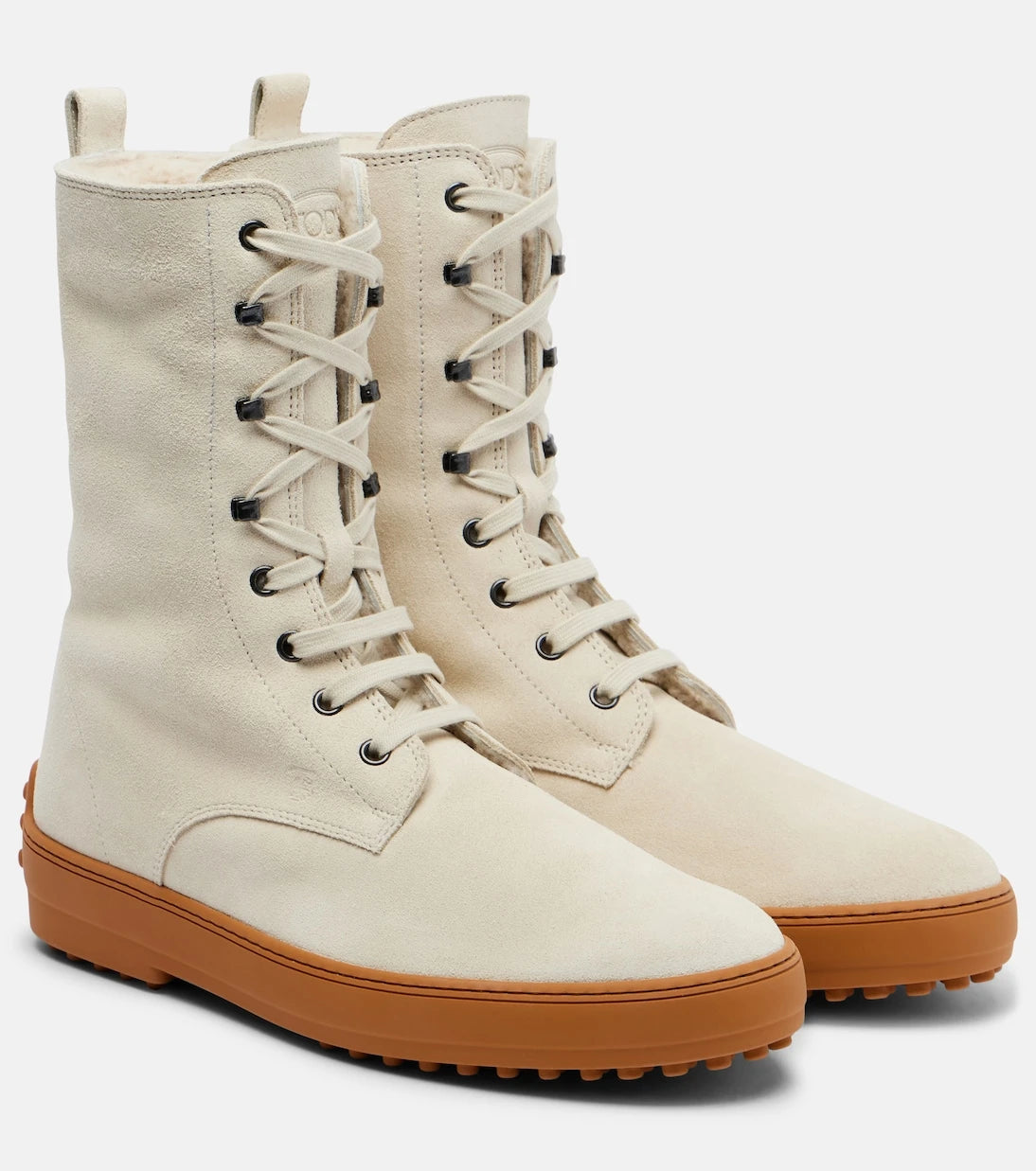 Tod's - Winter Gommino suede lace-up boots