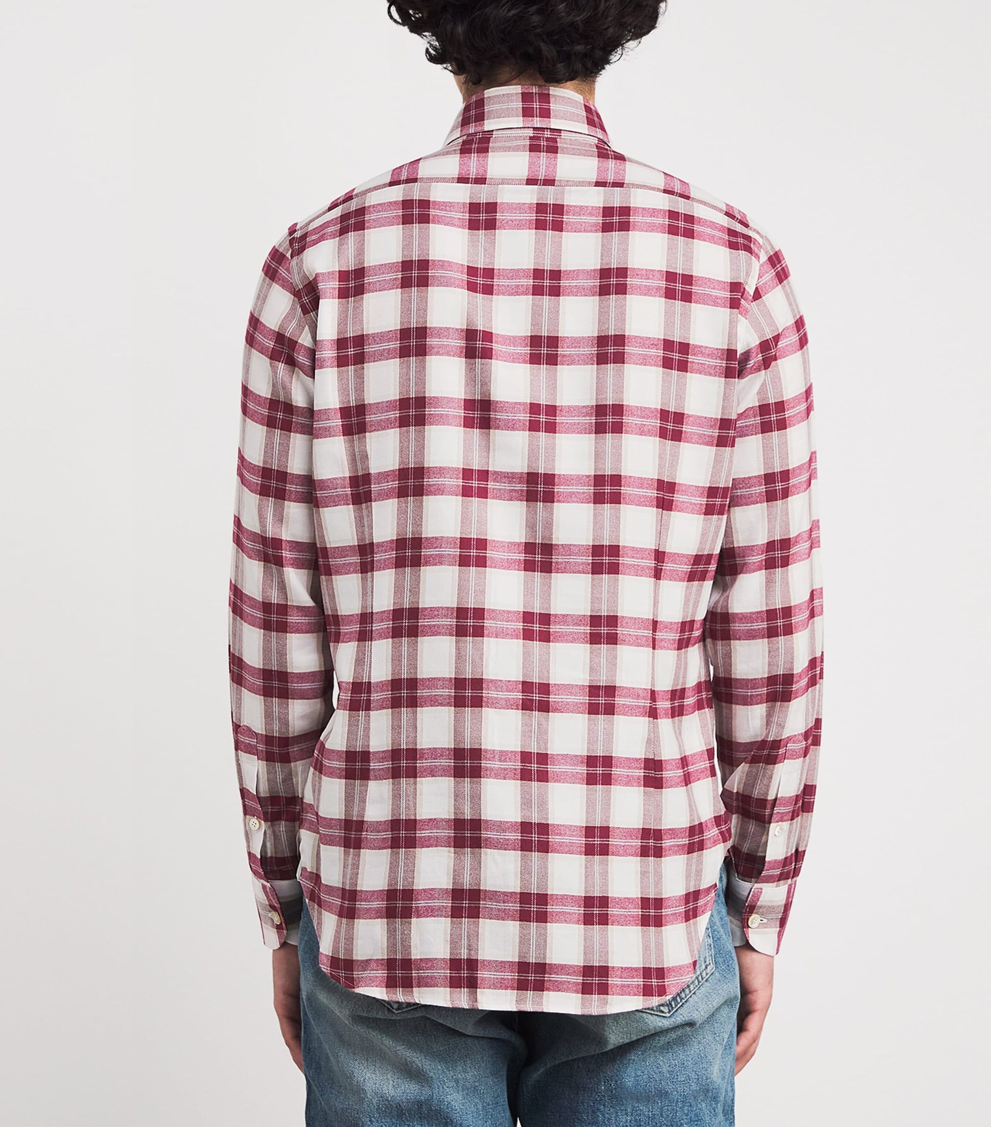 Cotton-Blend Check Shirt