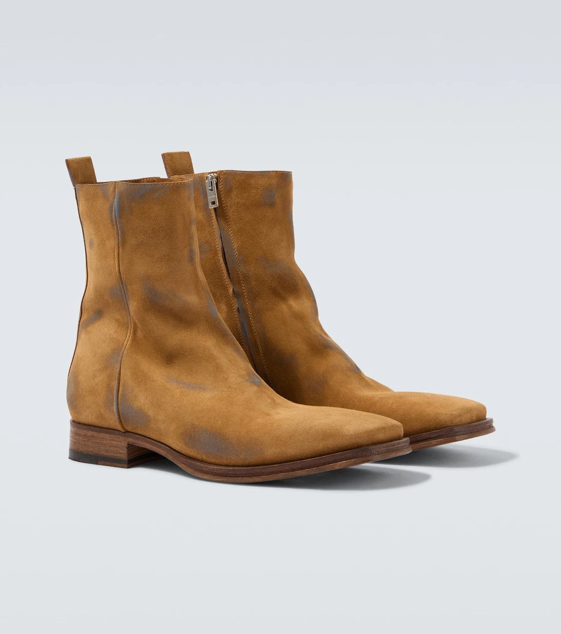 Acne Studios - Distressed suede ankle boots