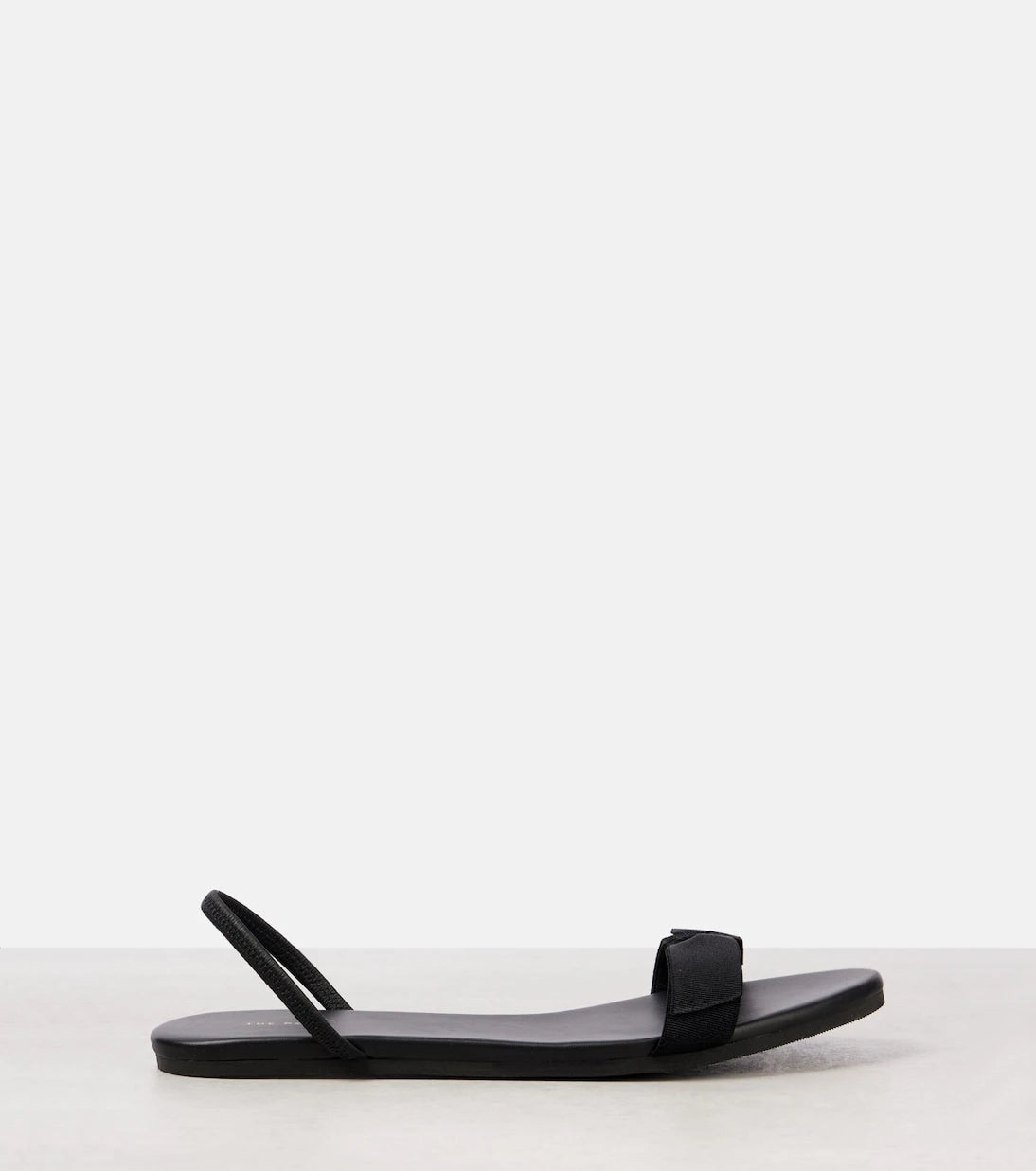 The Row - Bow leather slingback sandals