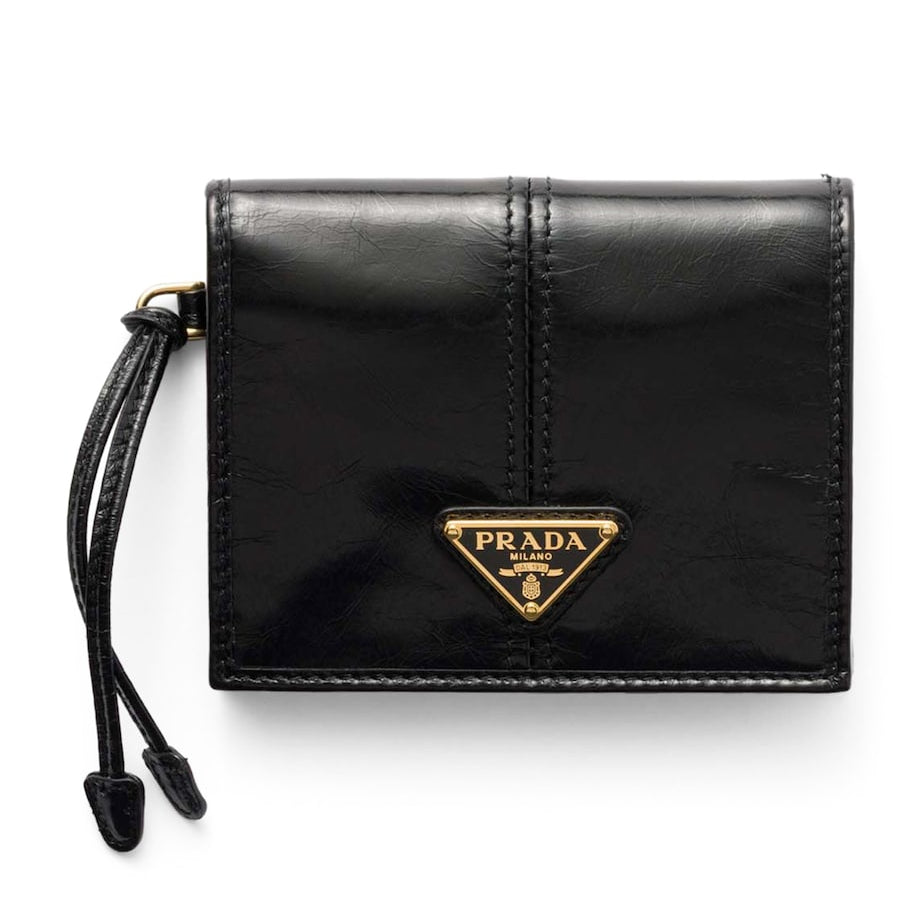 Prada Black Small Leather Wallet