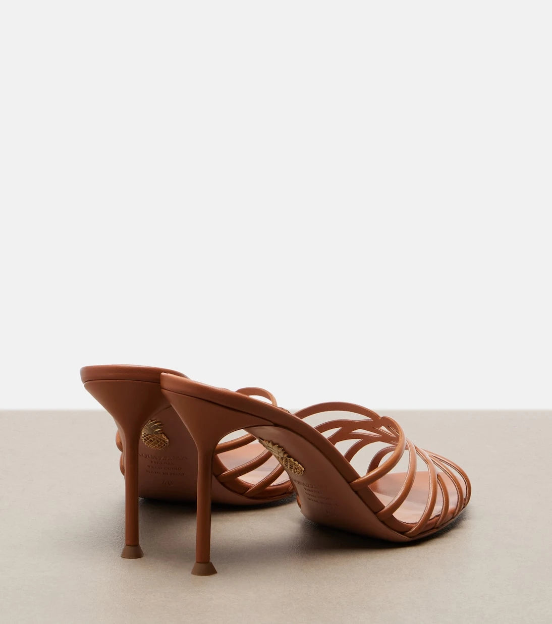 Aquazzura - حذاء ميول "وايلد دريم" الجلدي