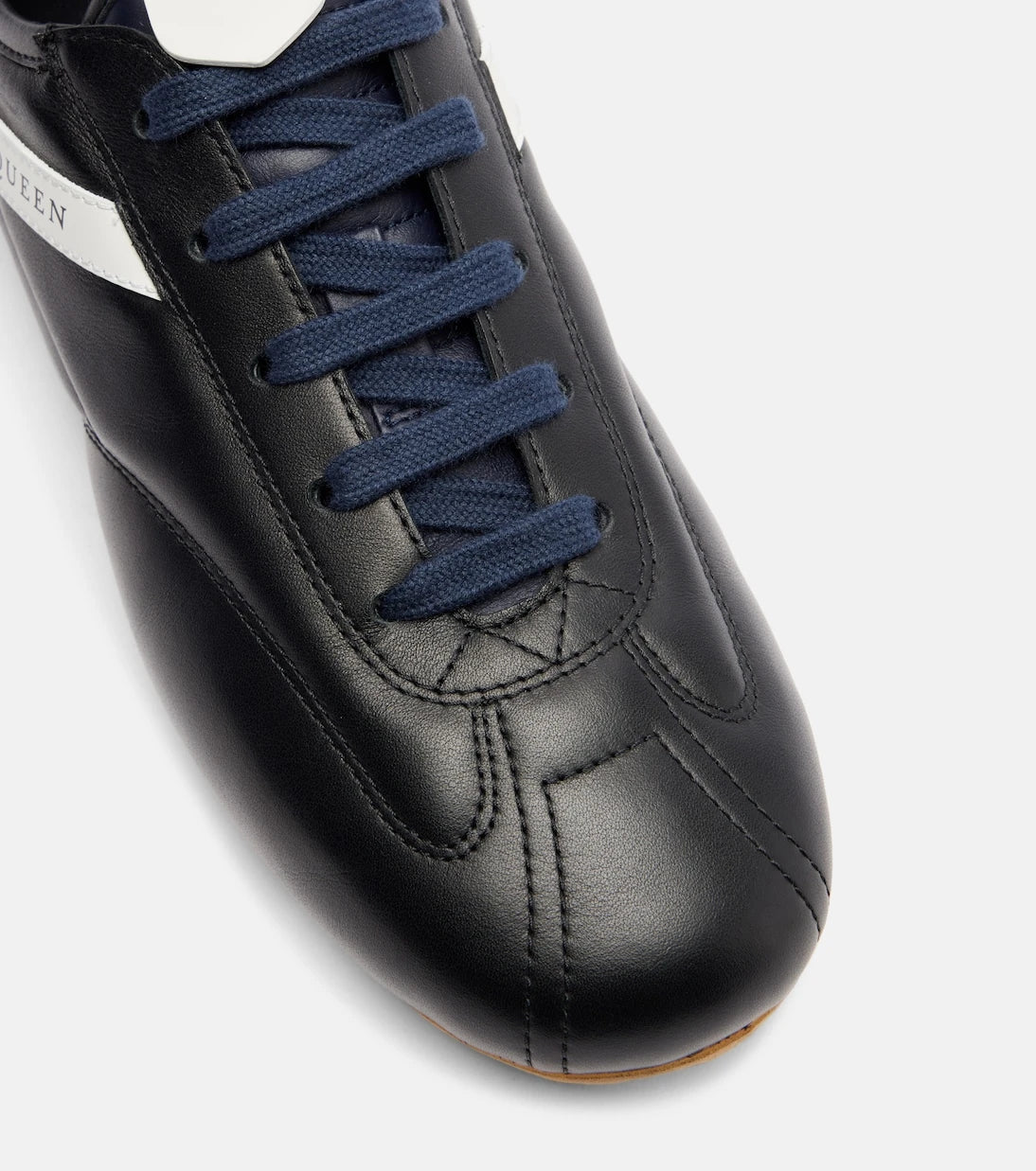 McQueen - Boxe leather sneakers