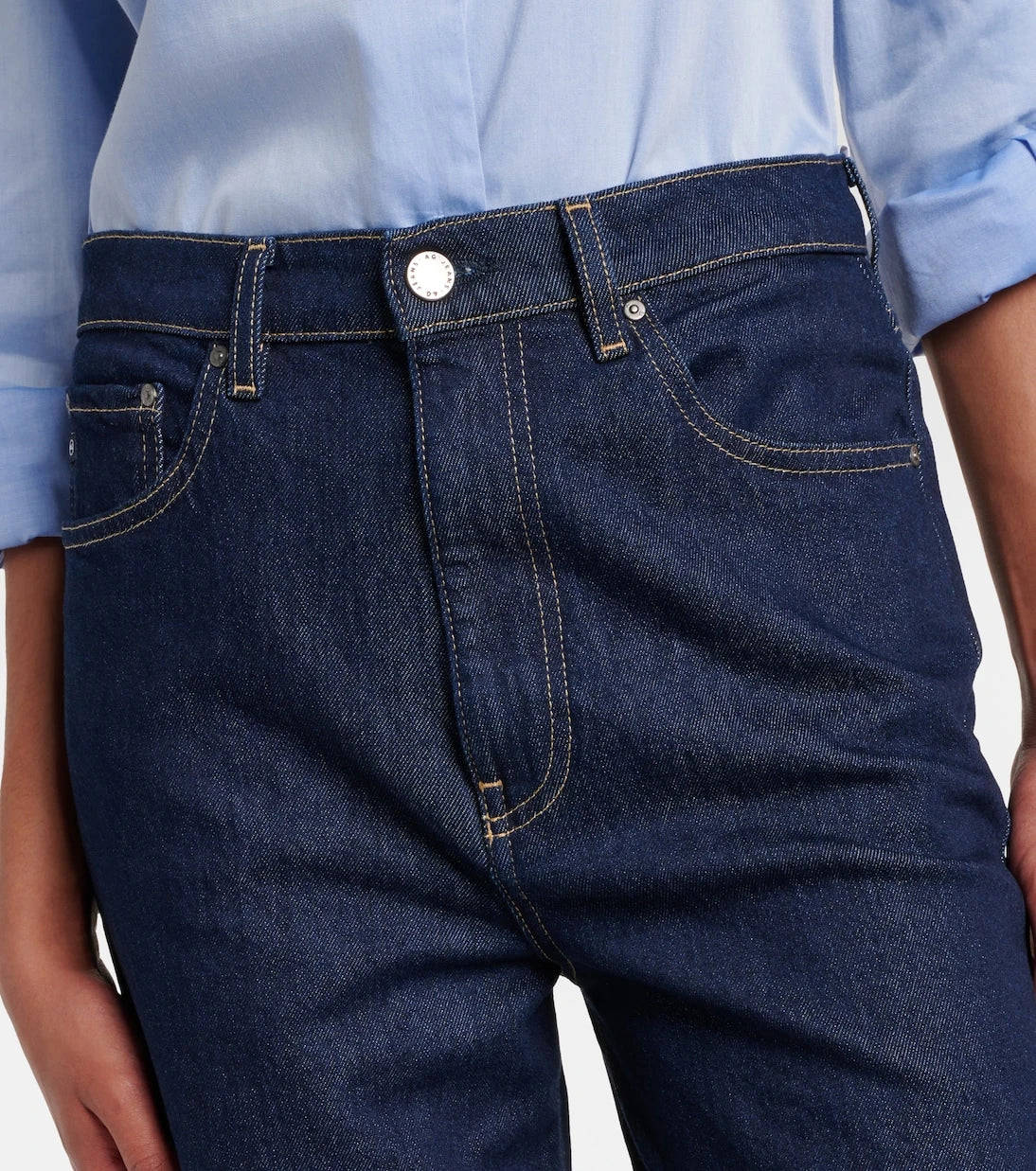 AG Jeans - Kora high-rise wide-leg jeans