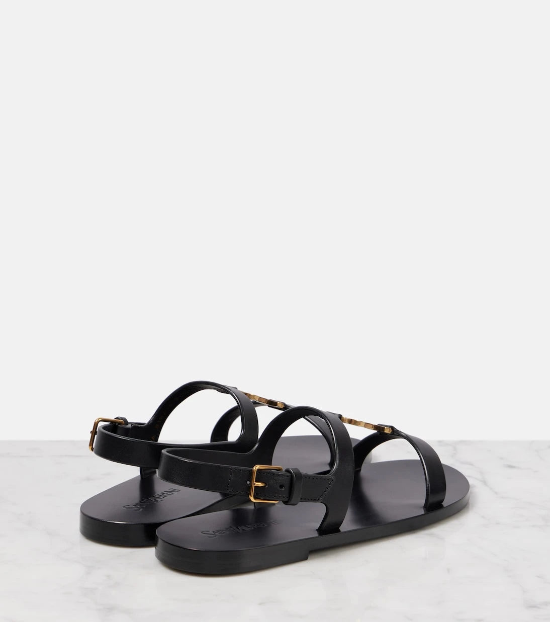 Saint Laurent - Cassandra leather sandals