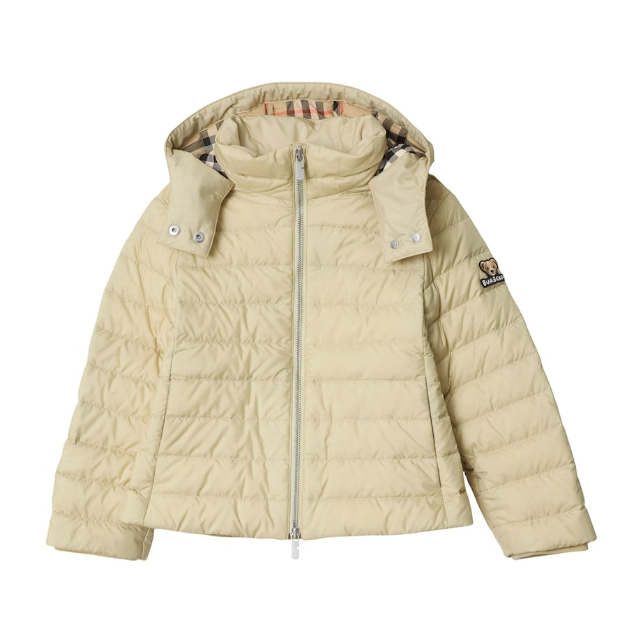 Burberry Kids Down Hooded Puffer Jacket (3-12 Years)
