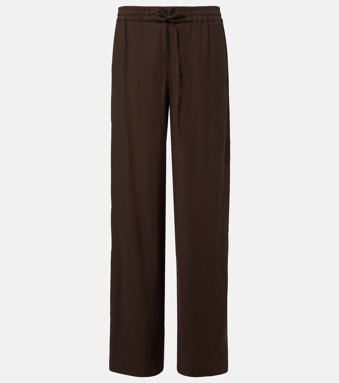 Vince - Linen and rayon-blend wide-leg pants