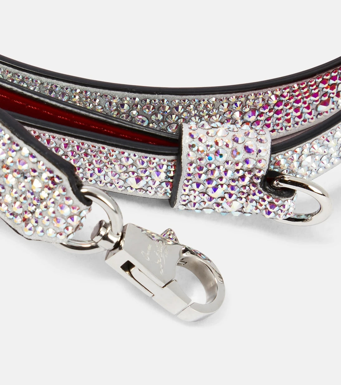 Christian Louboutin - Loubileash embellished suede dog leash