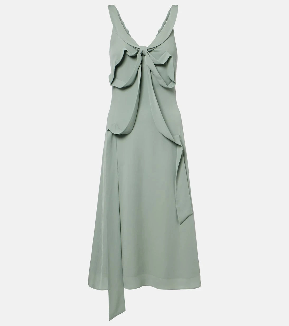 Acne Studios - Bow-detail silk midi dress