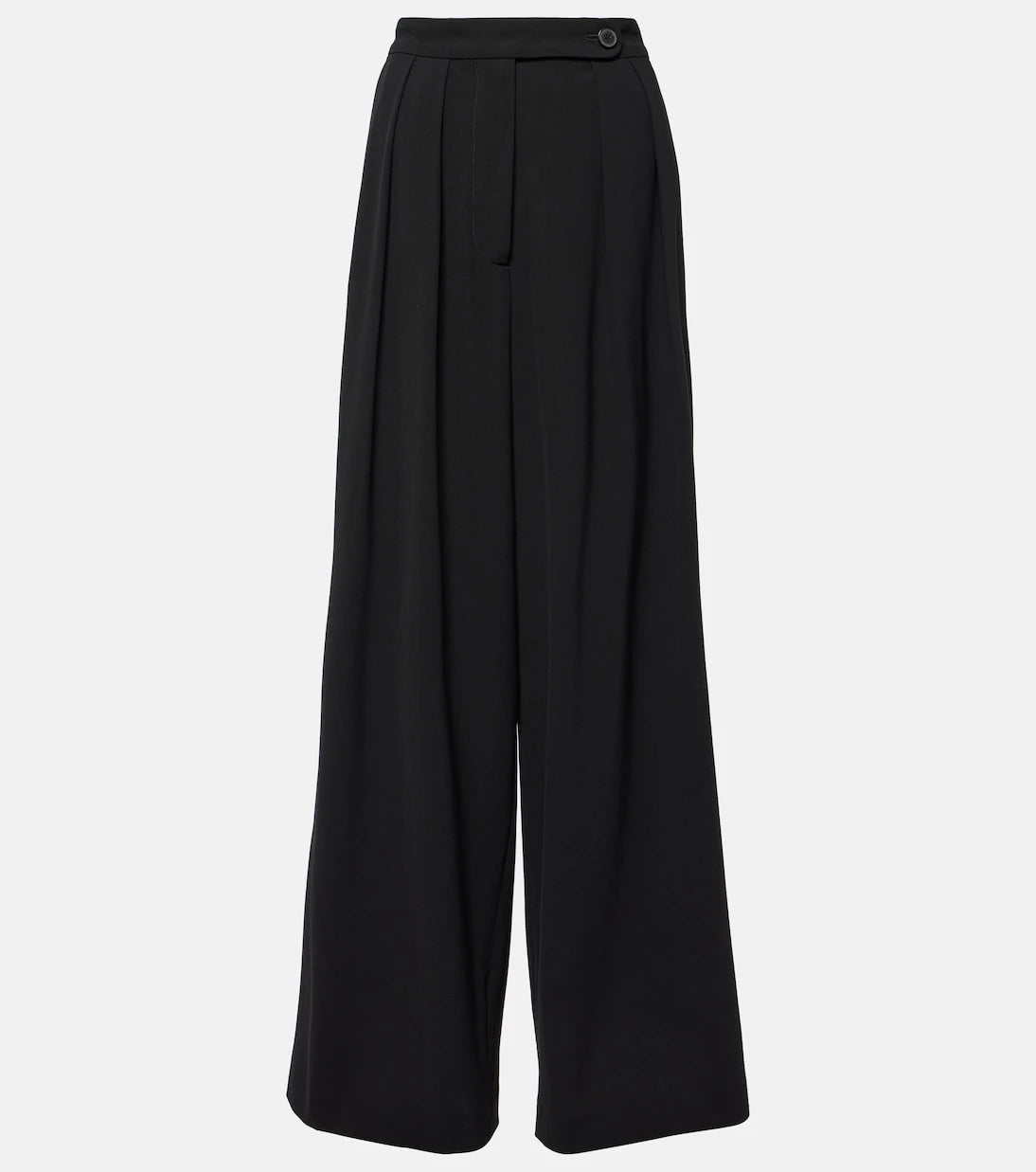 Dries Van Noten - Pleated wool-blend pants