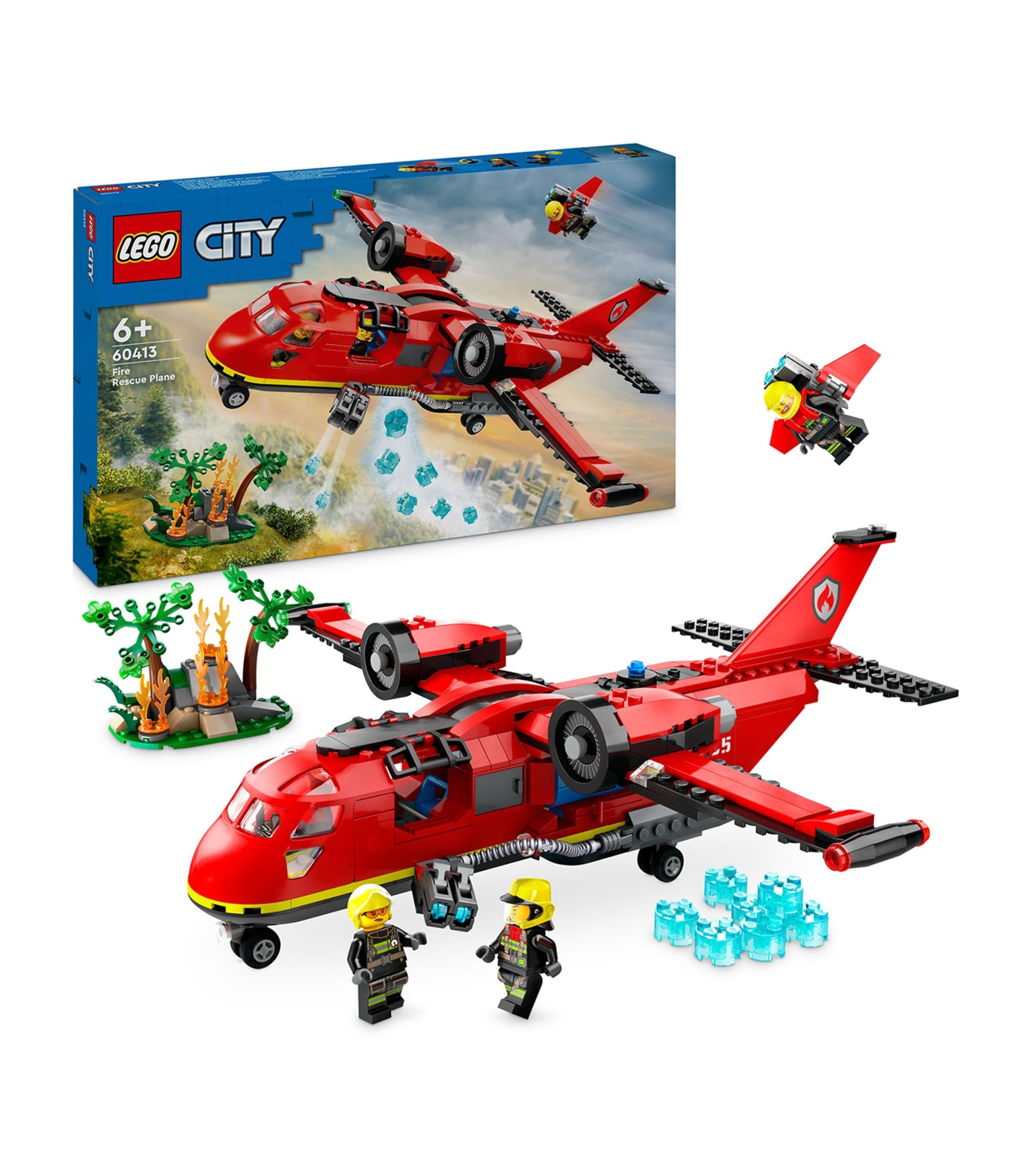 City Fire Rescue Plane 60413