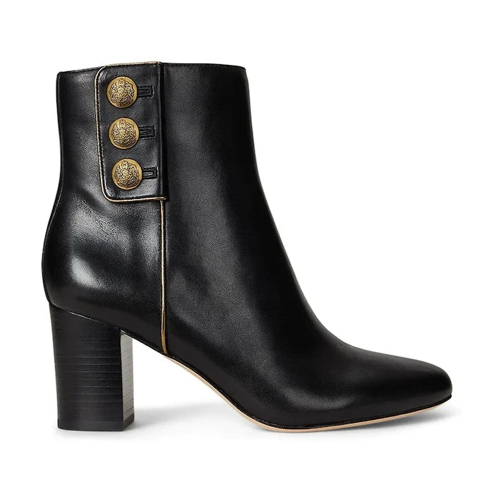 Lauren Ralph Lauren Kenndi Bt Hl Deri Botlar