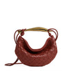 Brown Baby Leather Sardine Cross-Body Bag