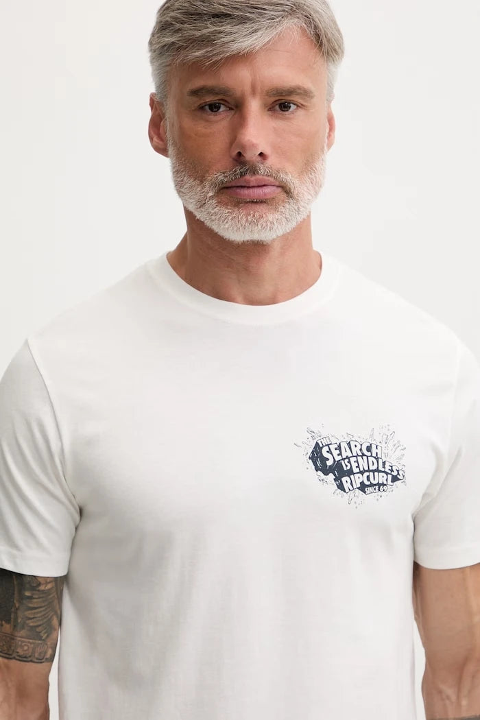 Rip Curl erkek pamuklu KEEP ON TRUCKING tişört