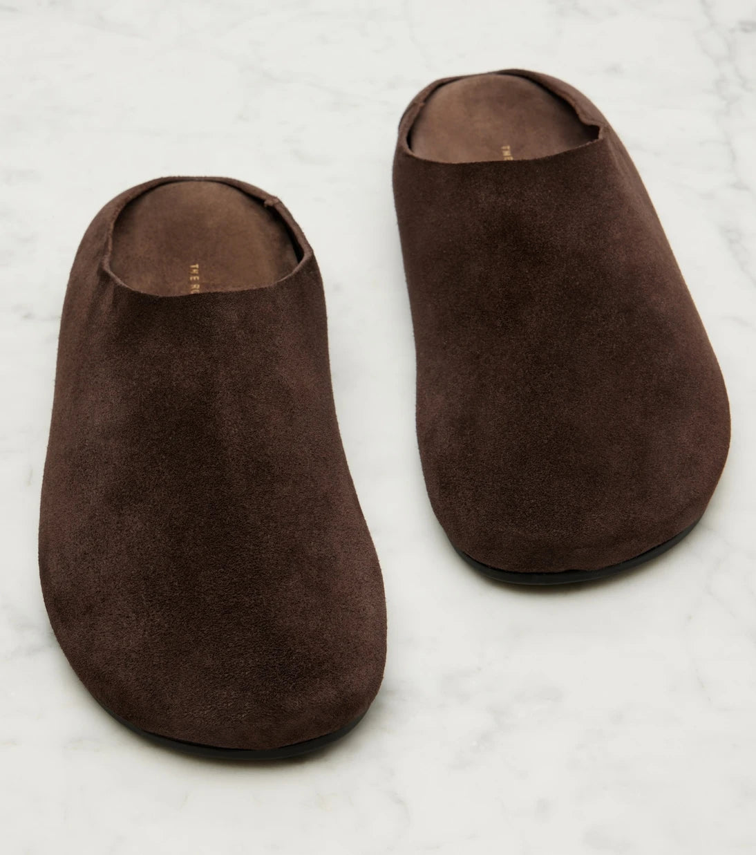 The Row - Hudson suede mules