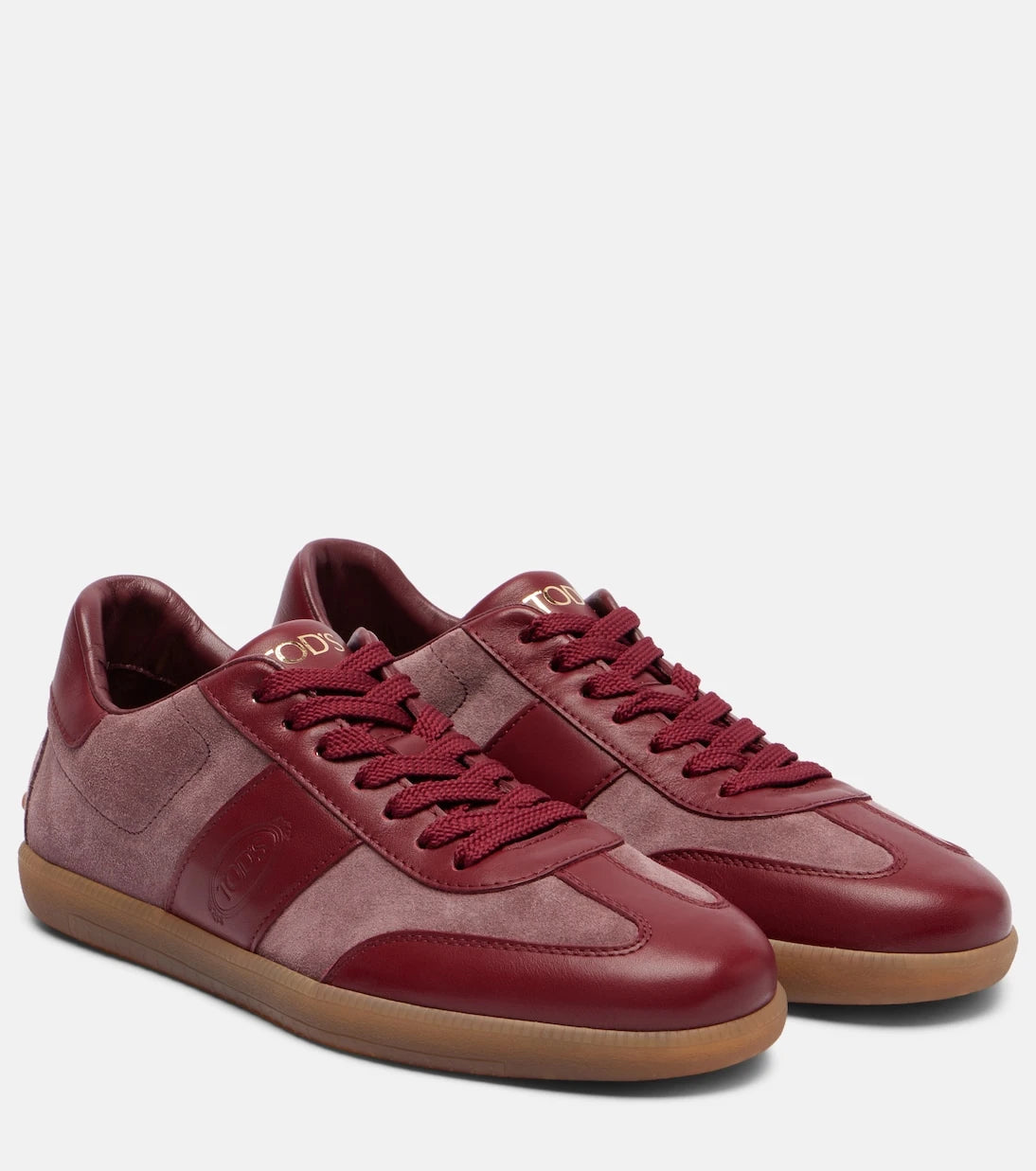 Tod's - Tabs deri ve süet spor ayakkabı