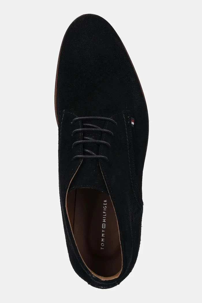 Велурени боти Tommy Hilfiger HILFIGER DRESS SUEDE BOOT