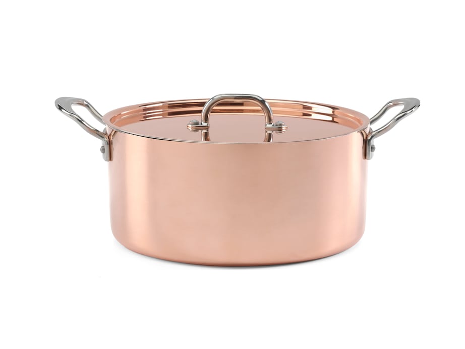 Silver-Plated Copper 5-Piece Chef Set