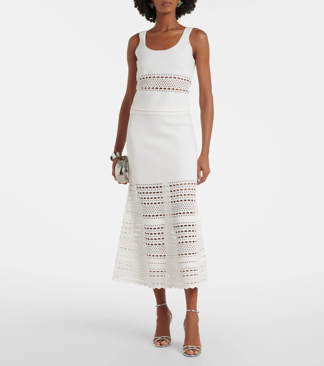 Simkhai - Fitzgerald open-knit tank top