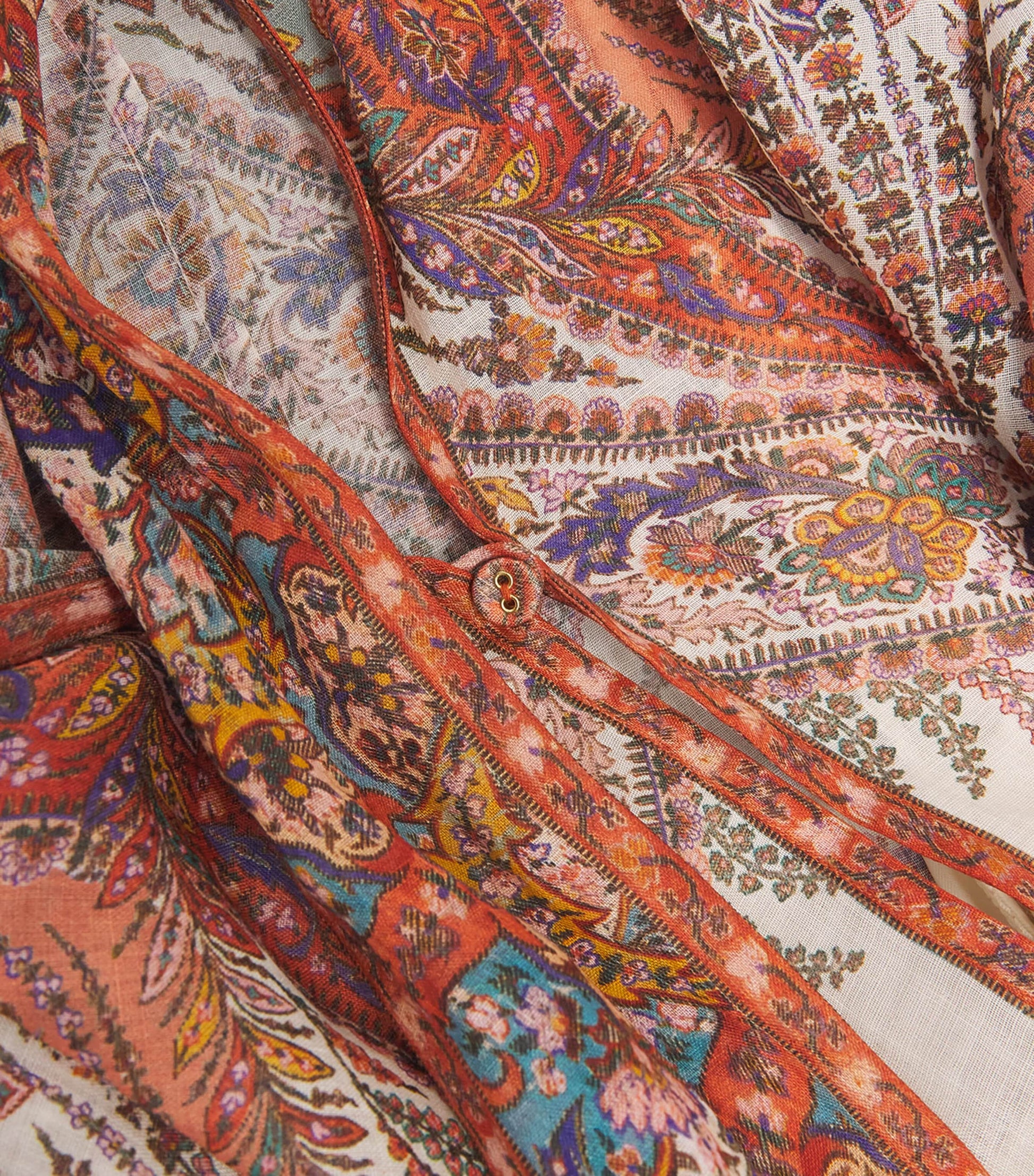 Ivory Ramie Paisley Rhiannon Blouse