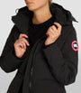 Black Down-Filled Chelsea Parka Coat