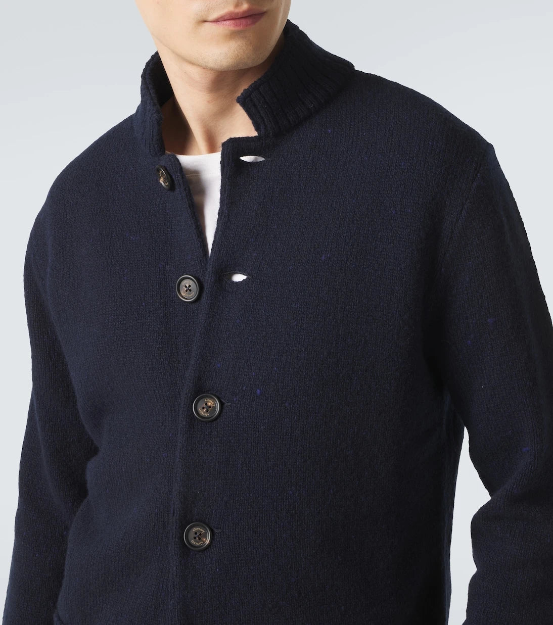 Eleventy - Wool and cashmere-blend cardigan