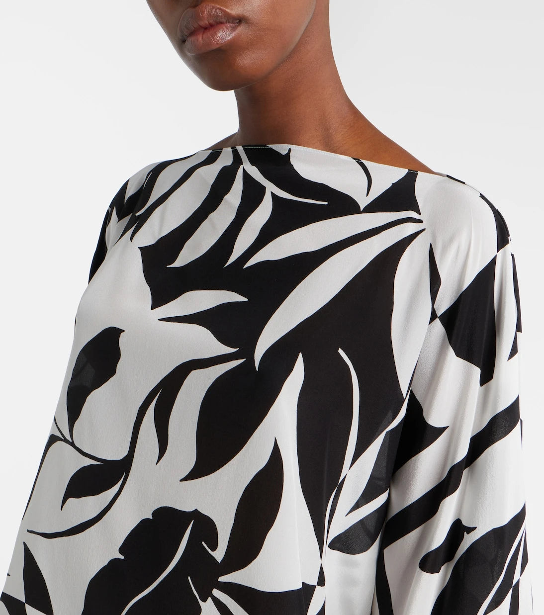 Max Mara - Ambuto printed silk blouse
