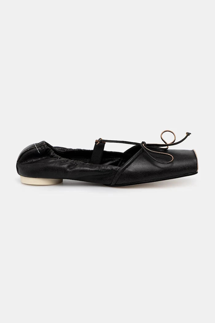 MM6 Maison Margiela балеринки от кожа