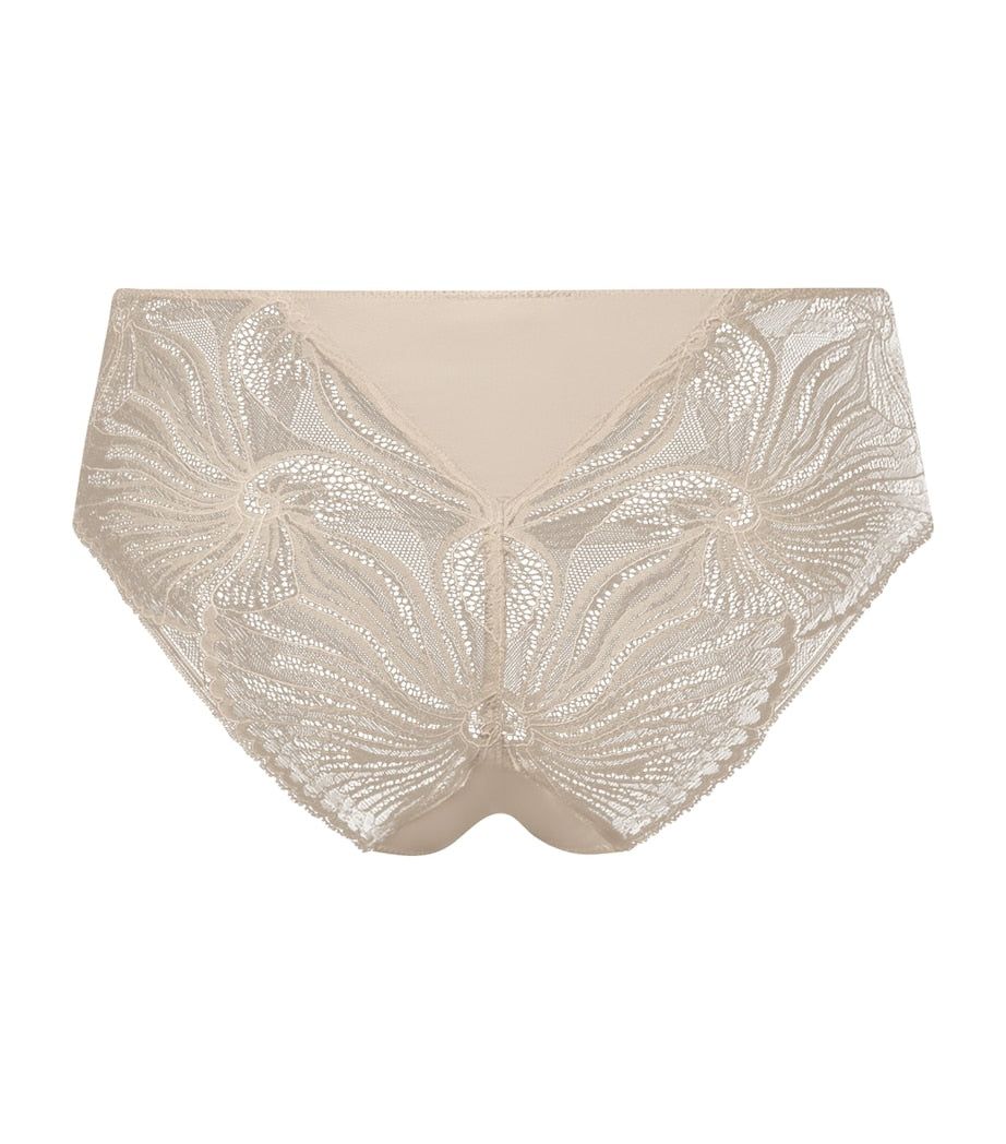 Hanro Lace-Trim Lilith Midi Briefs