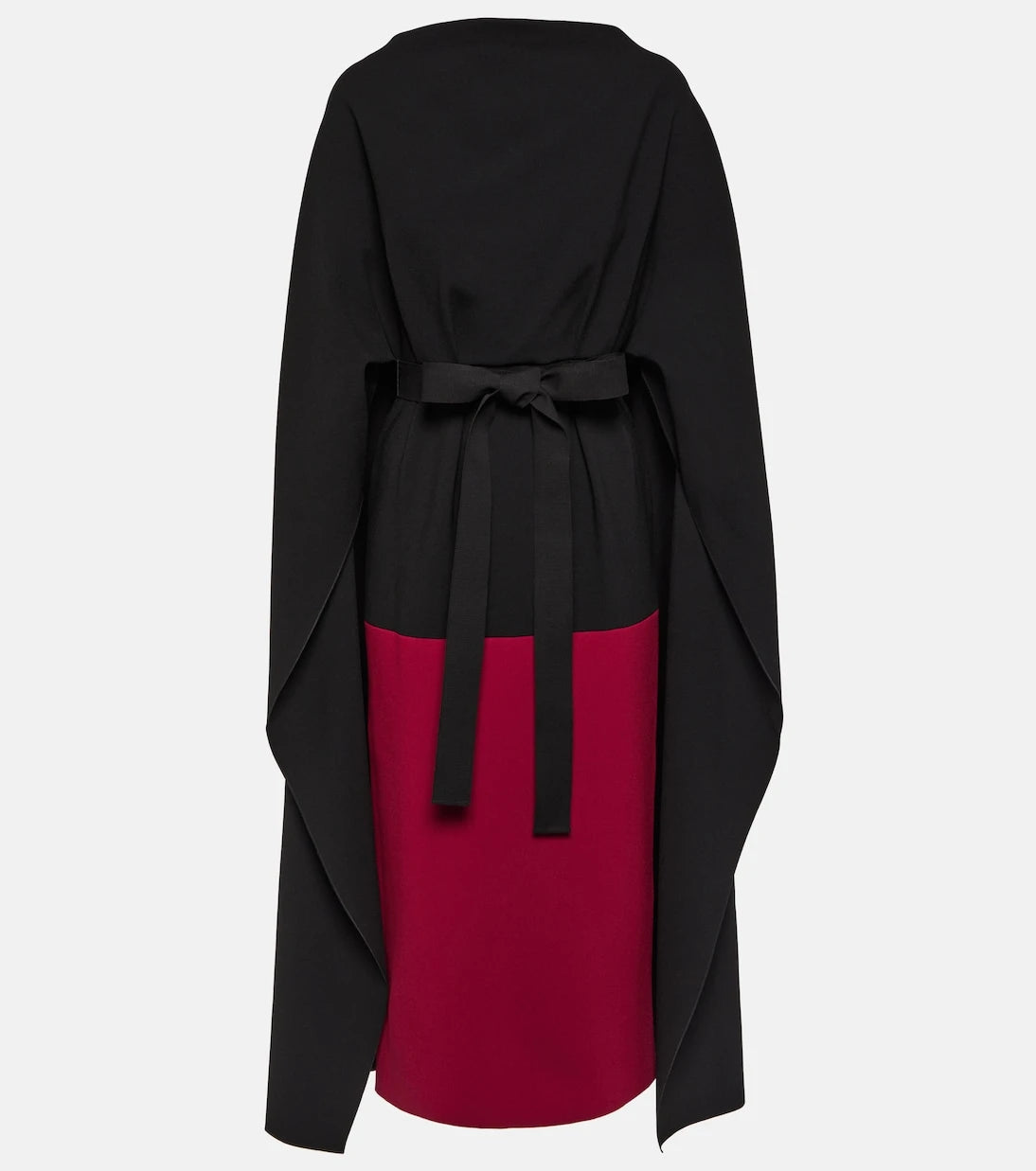 Roksanda - Cape-detail crêpe  midi dress
