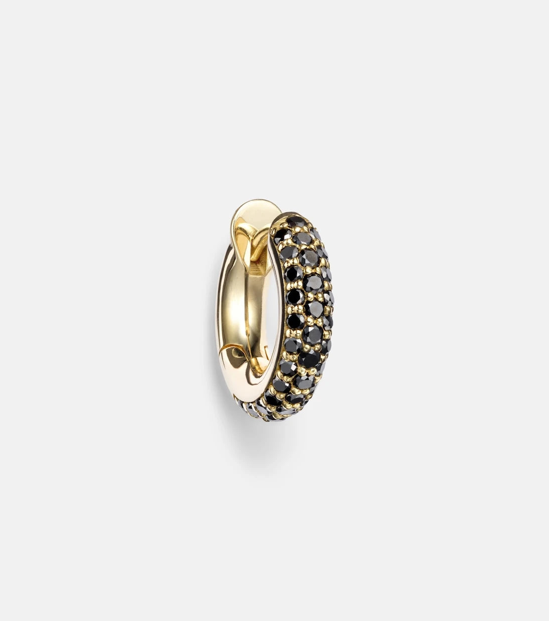 Spinelli Kilcollin - Macro Hoop 18kt yellow gold single earring with diamonds