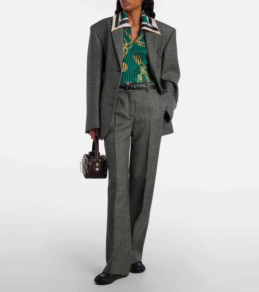 Acne Studios - Houndstooth wool suit jacket