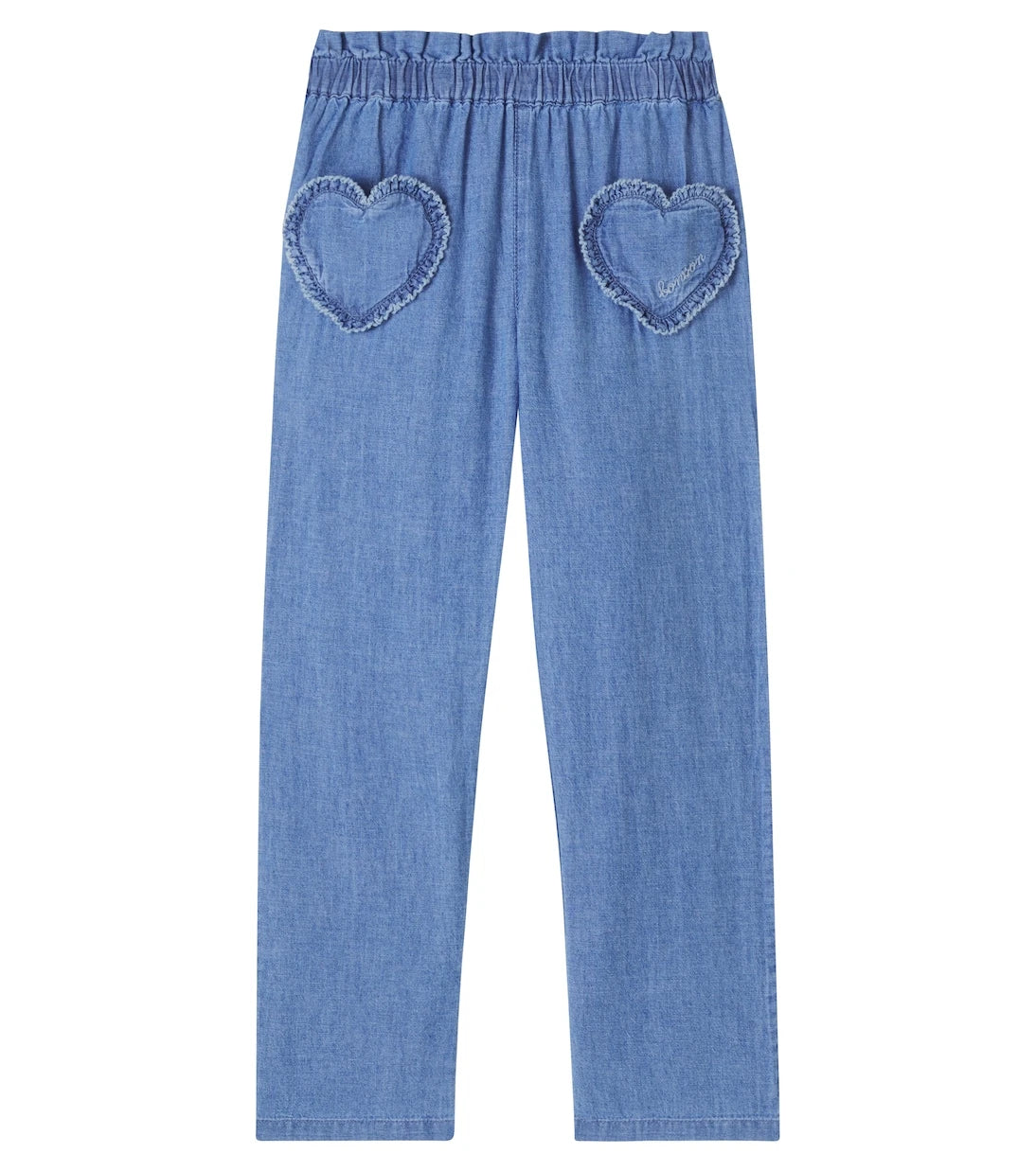 Bonton - Duck cotton chambray straight pants