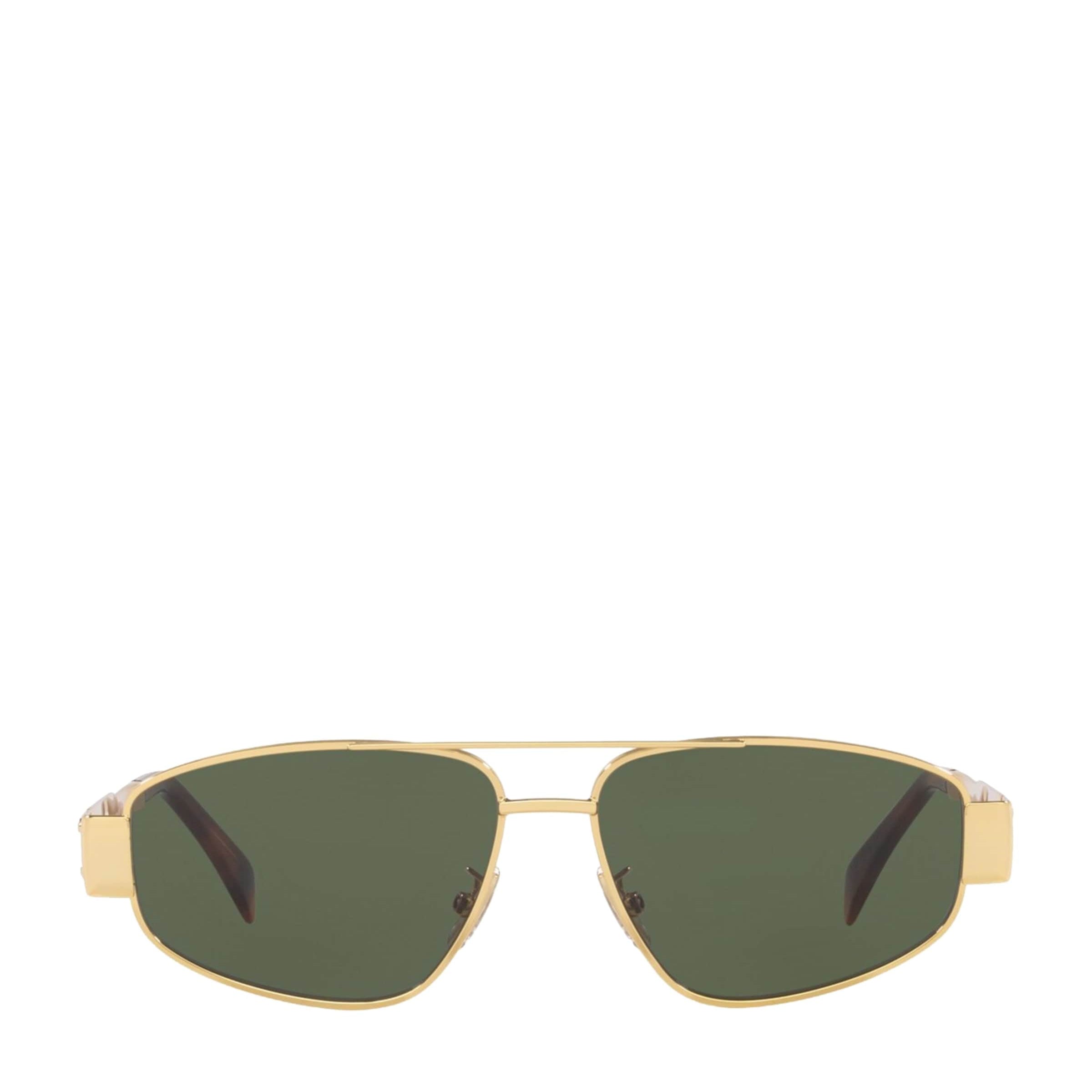 Celine Metal Triomphe Pilot Sunglasses