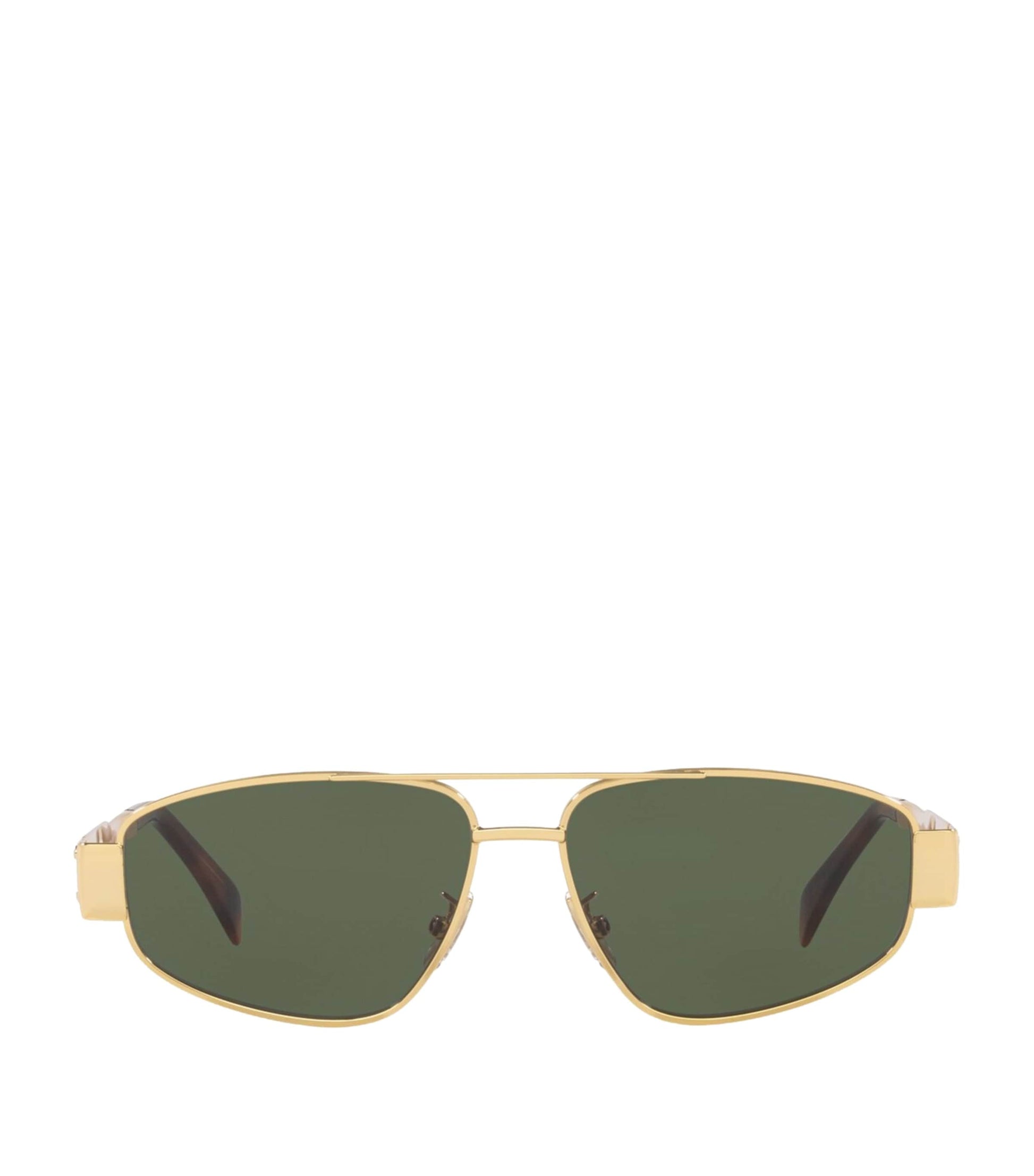 Celine Metal Triomphe Pilot Sunglasses