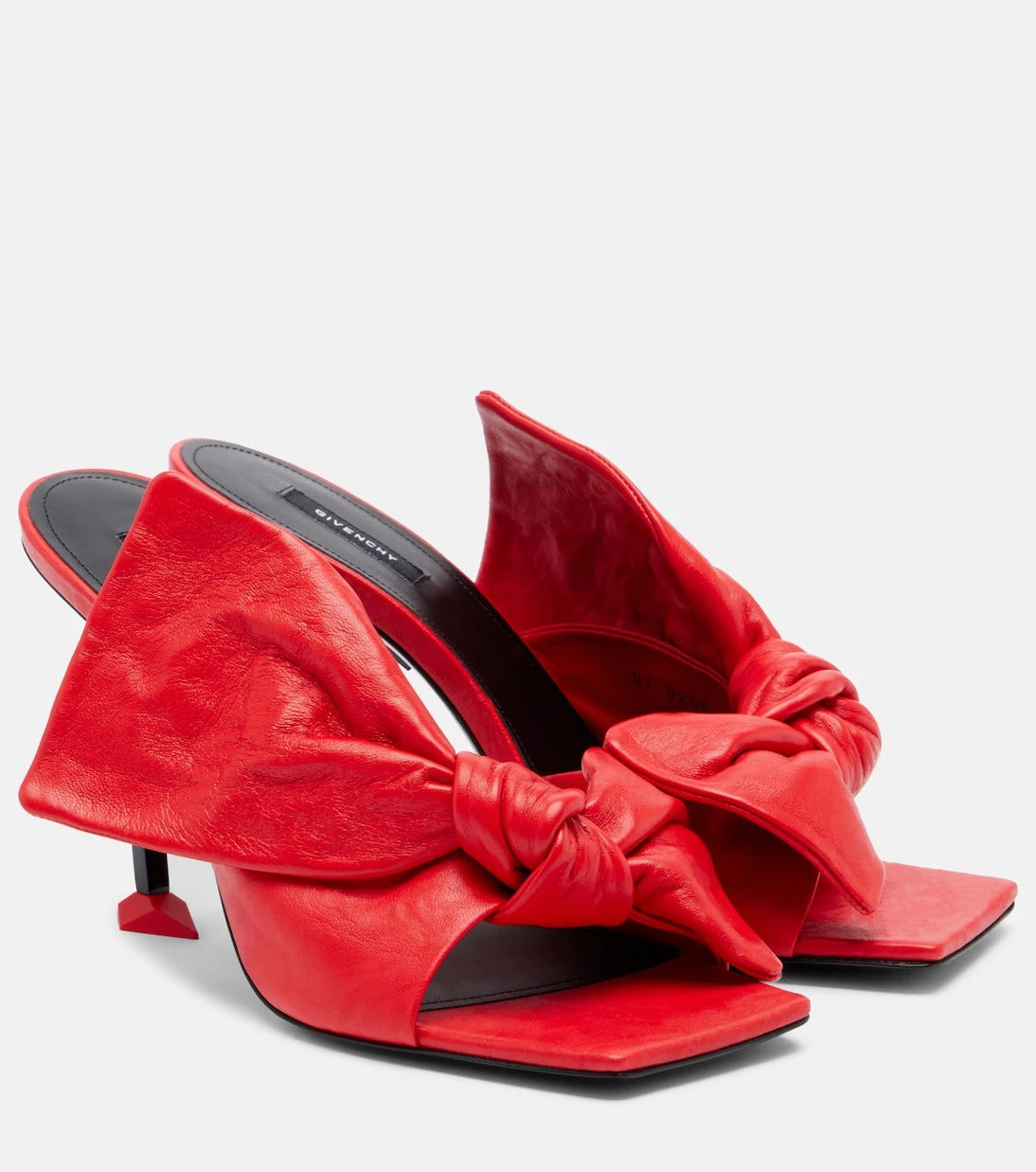 Givenchy - Boudoir Bow leather mules