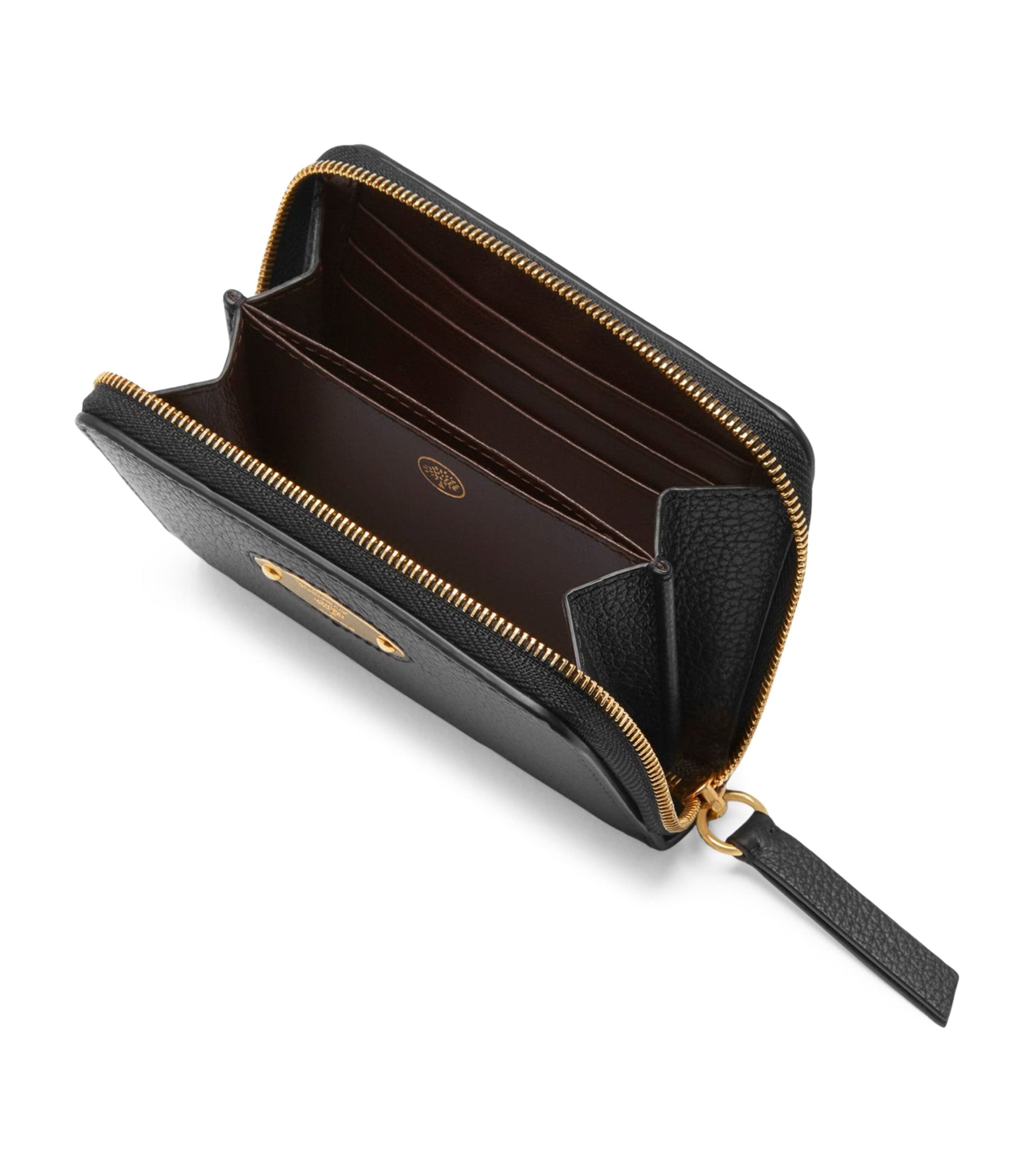 Mulberry Black Logo Plaque Purse