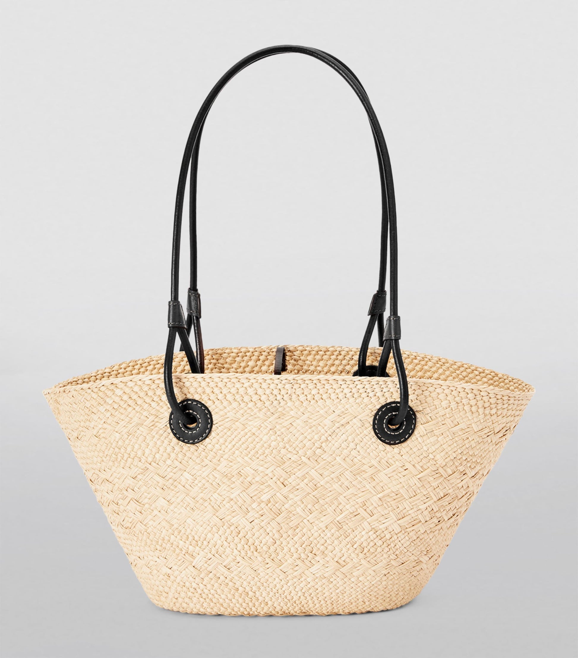 LOEWE Beige x Paula’s Ibiza Small Woven Anagram Basket Bag