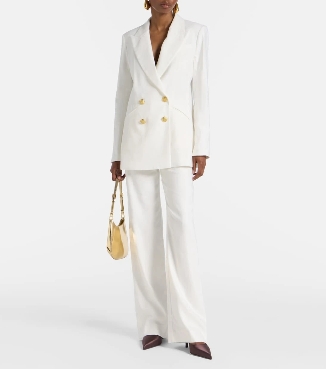 Veronica Beard - Jude linen-blend wide-leg pants