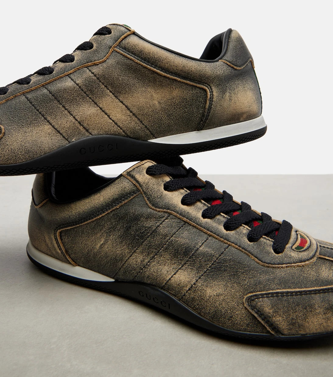 Gucci - Gucci Shift leather sneakers