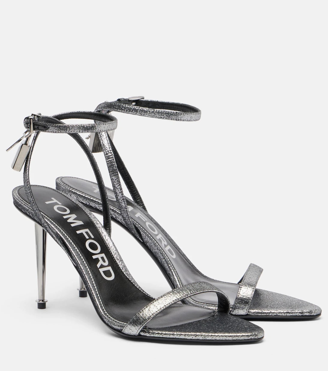 Tom Ford - Padlock 85 metallic sandals
